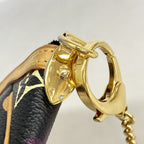 Louis Vuitton Pouch Monogram Multicolor Pochette Mila MM Noir — view 8
