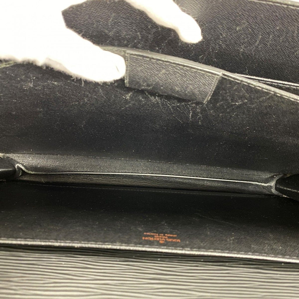 Louis Vuitton Business Bag Epi Serviette Ambassador Noir — view 4