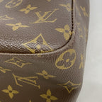 Louis Vuitton Shoulder Bag Monogram Looping GM Brown — view 6