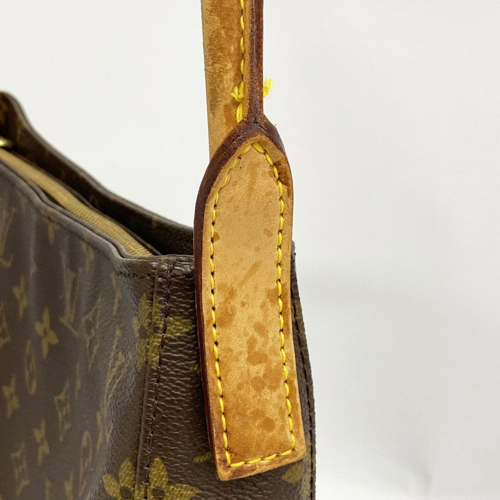Louis Vuitton Shoulder Bag Monogram Looping GM Brown — view 7