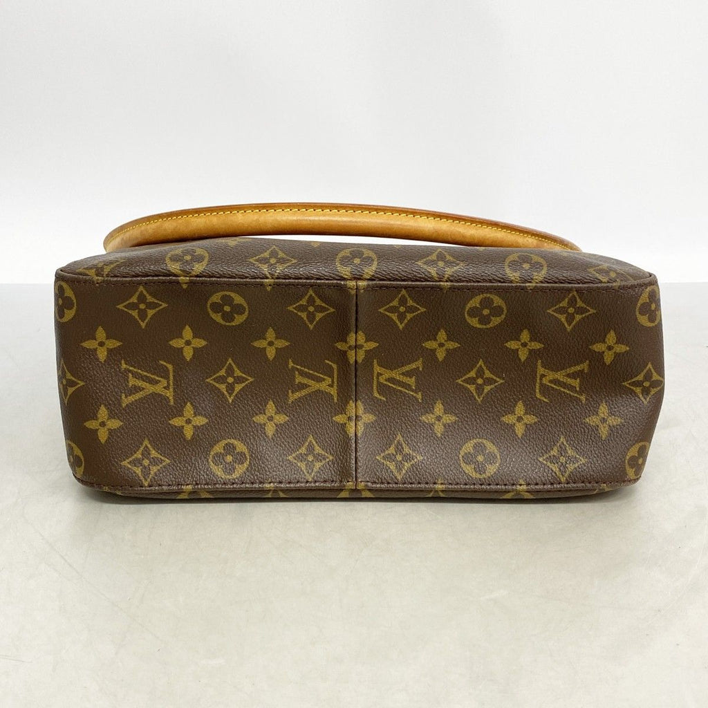 Louis Vuitton Shoulder Bag Monogram Looping GM Brown — view 3