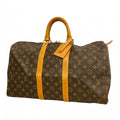 Louis Vuitton Boston Bag Monogram Keepall 45 Brown