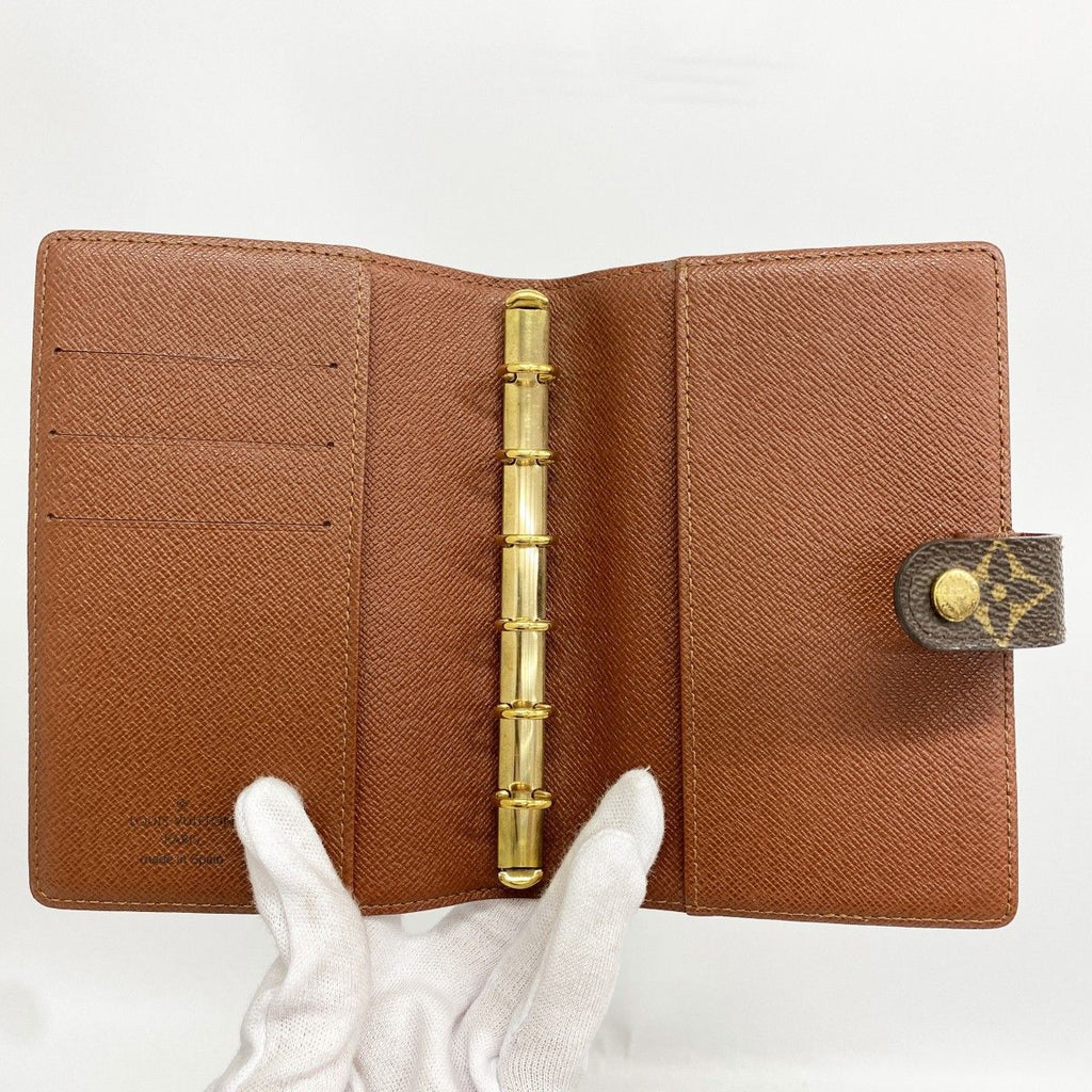 Louis Vuitton Notebook Cover Monogram Agenda PM Brown — view 3