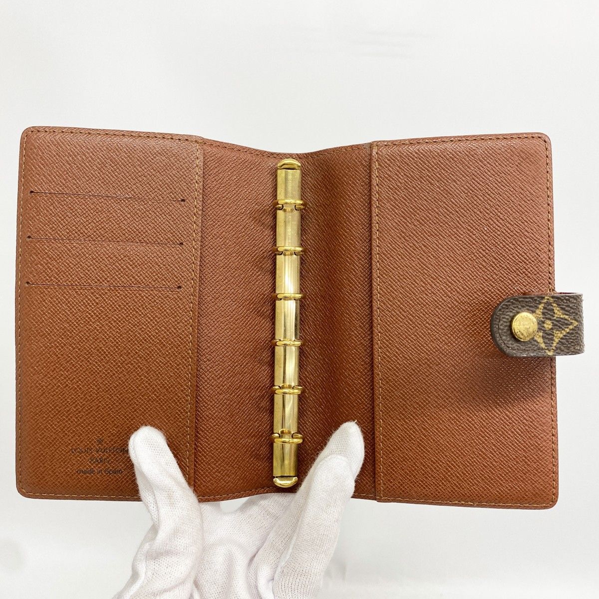 Louis Vuitton Notebook Cover Monogram Agenda PM Brown — view 3