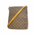 Louis Vuitton Shoulder Bag Monogram Musette Brown