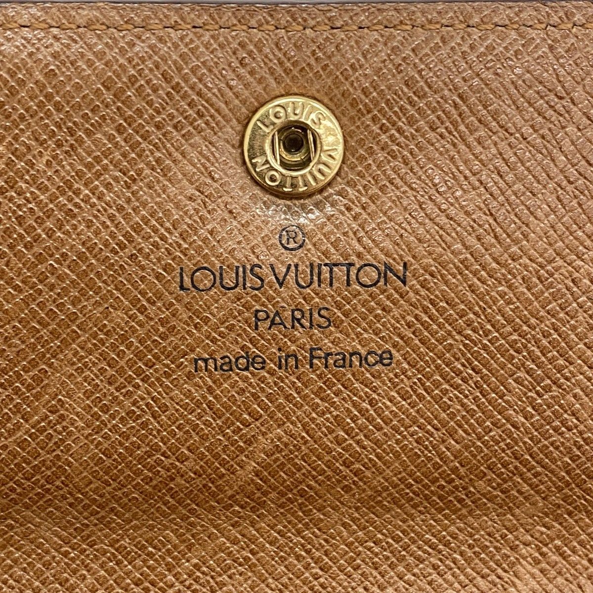 Louis Vuitton Trifold Wallet Monogram Porte Tresor Loue Tuy Papier Brown — view 4