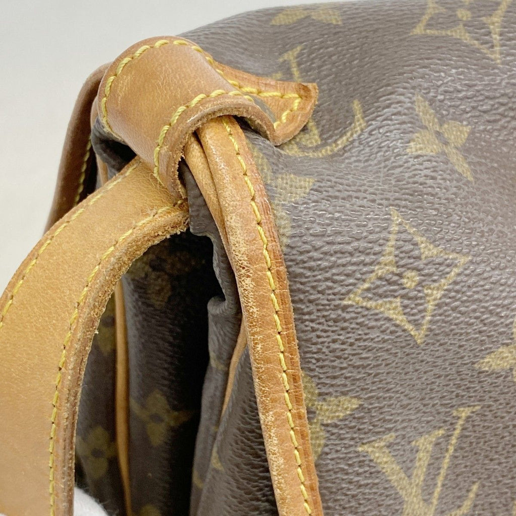 Louis Vuitton Shoulder Bag Monogram Saumur 30 Brown — view 7