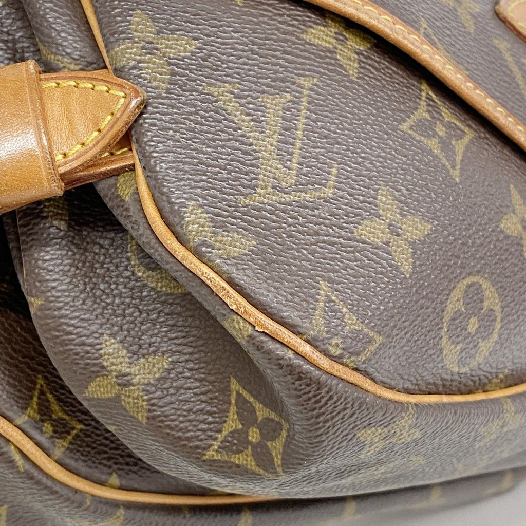Louis Vuitton Shoulder Bag Monogram Saumur 30 Brown — view 6