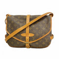 Louis Vuitton Shoulder Bag Monogram Saumur 30 Brown