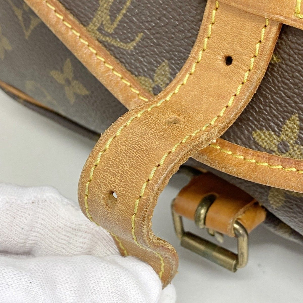 Louis Vuitton Shoulder Bag Monogram Saumur 30 Brown — view 8