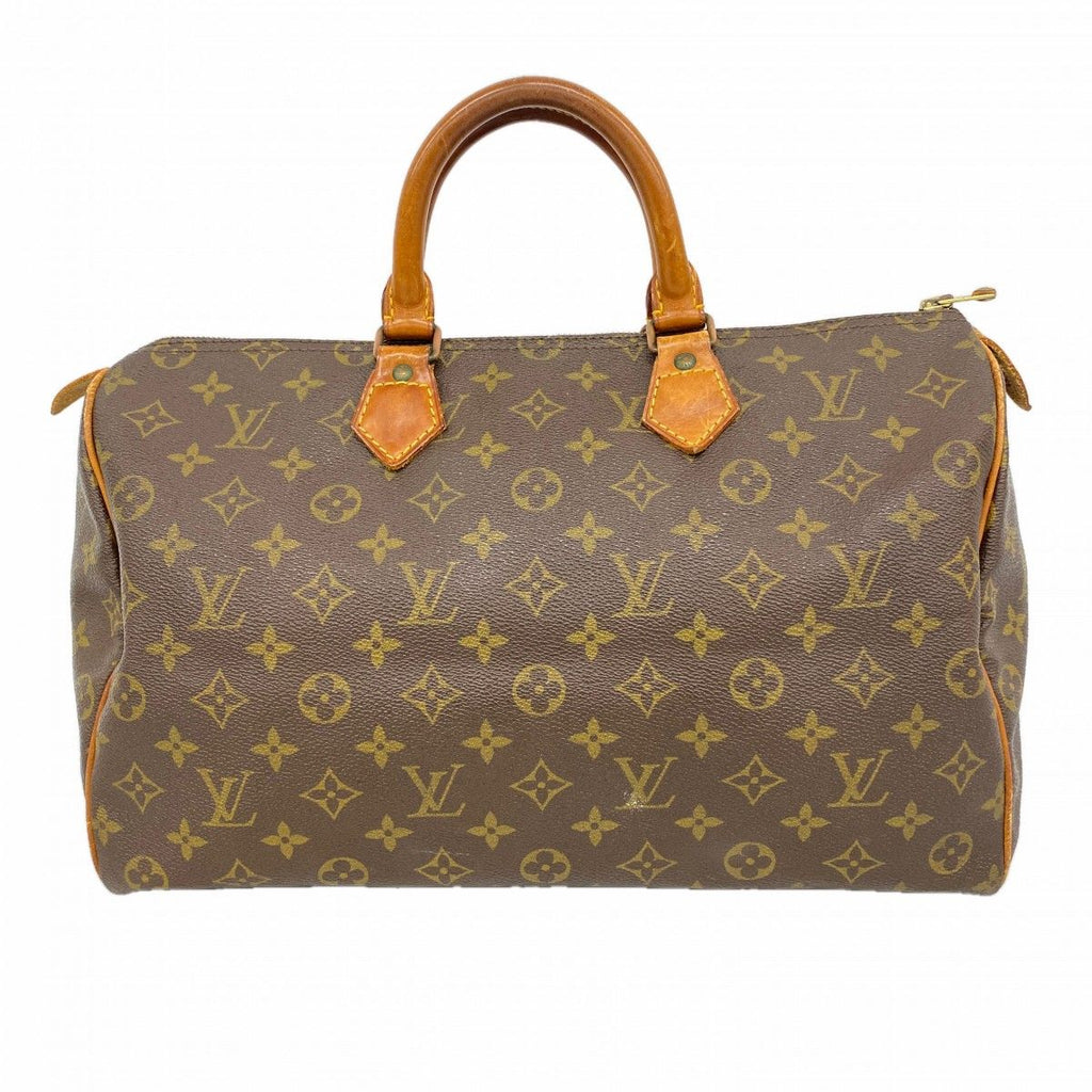 Louis Vuitton Handbag Monogram Speedy 35 Brown