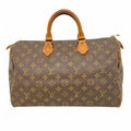 Louis Vuitton Handbag Monogram Speedy 35 Brown