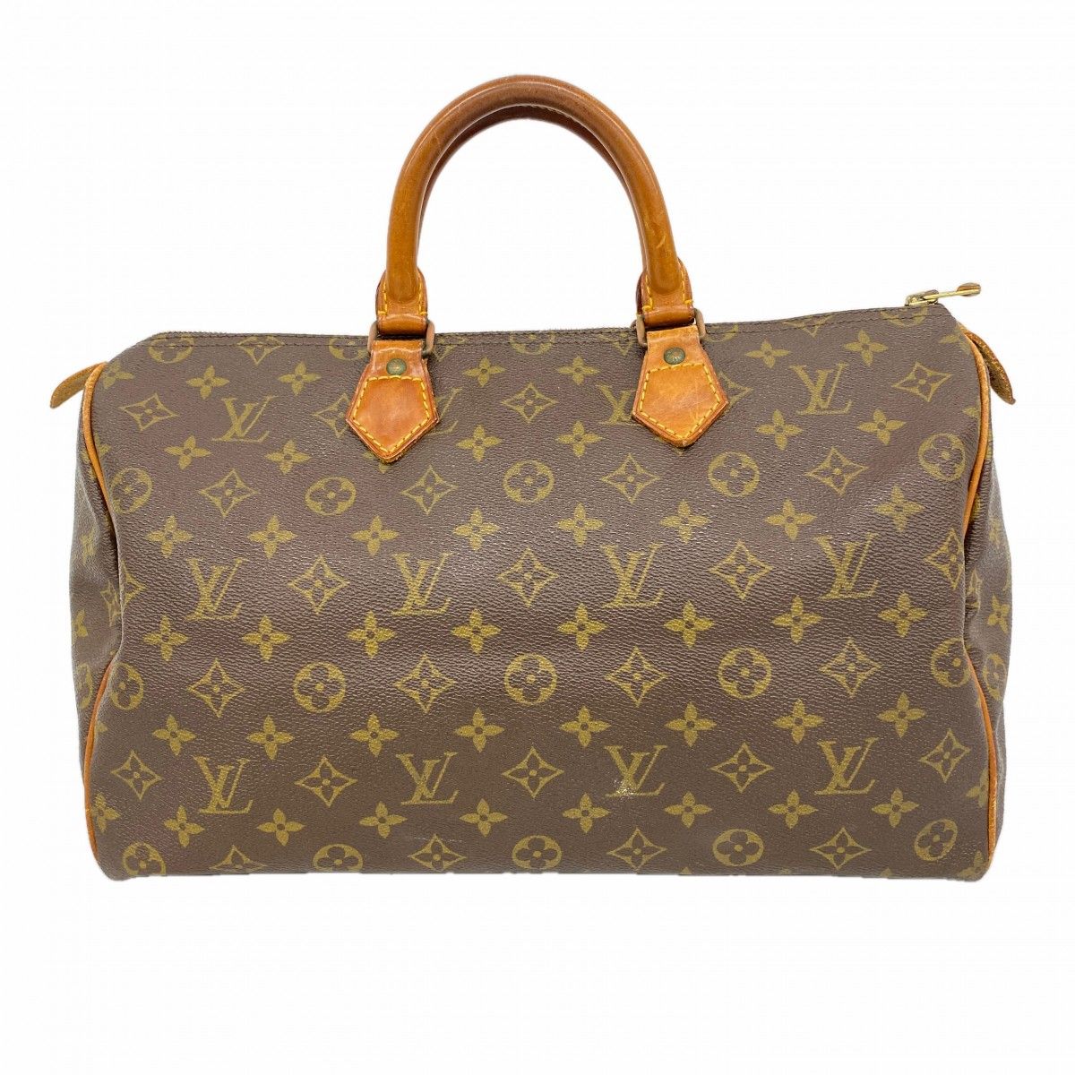 Louis Vuitton Handbag Monogram Speedy 35 Brown