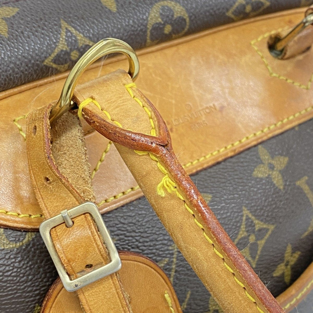 Louis Vuitton Handbag Monogram Deauville Brown — view 9