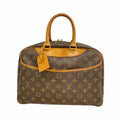 Louis Vuitton Handbag Monogram Deauville Brown