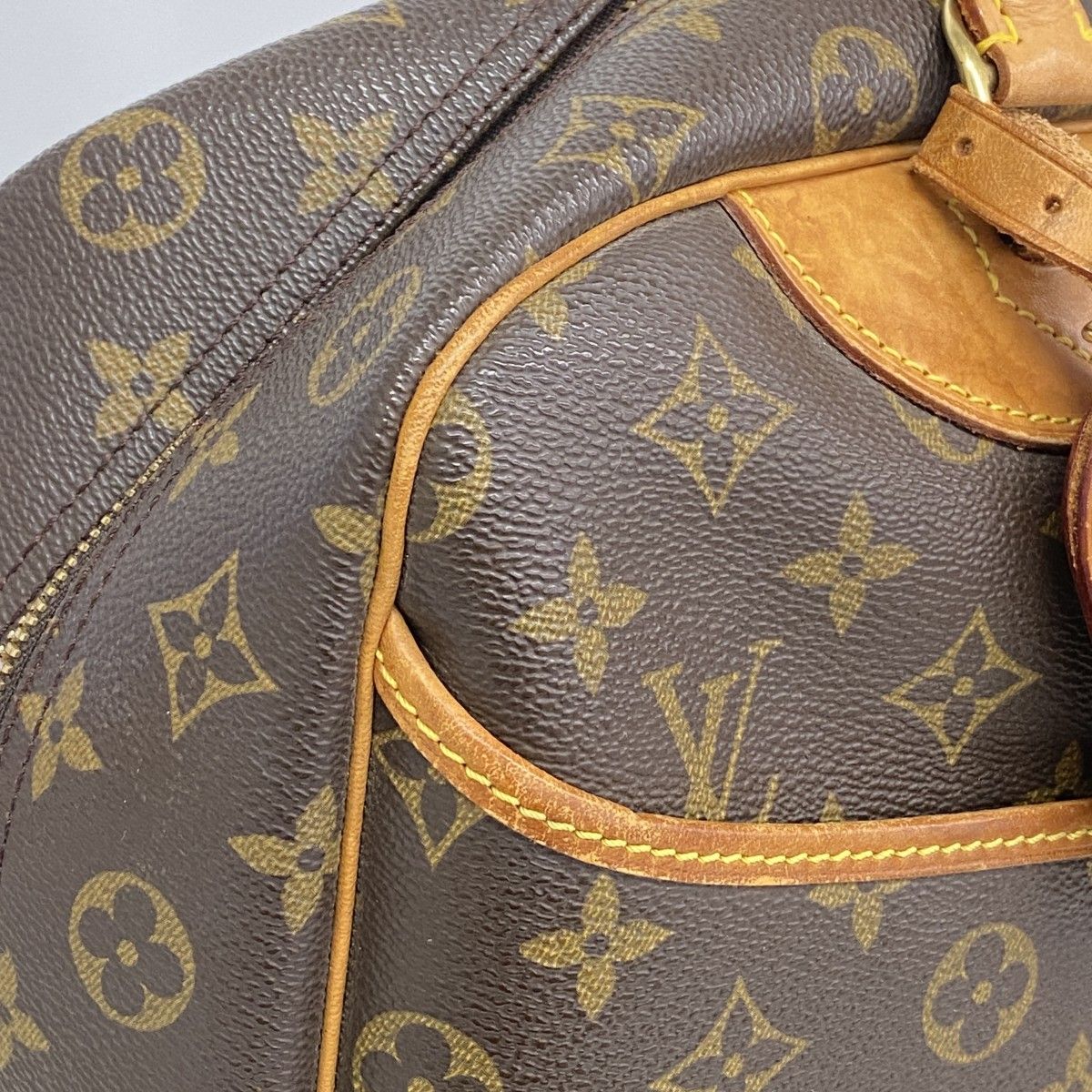 Louis Vuitton Handbag Monogram Deauville Brown — view 7