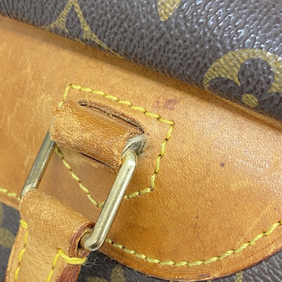 Louis Vuitton Handbag Monogram Deauville Brown — view 8
