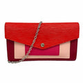 Louis Vuitton Shoulder Wallet Epi Portefeuille Chain Pink