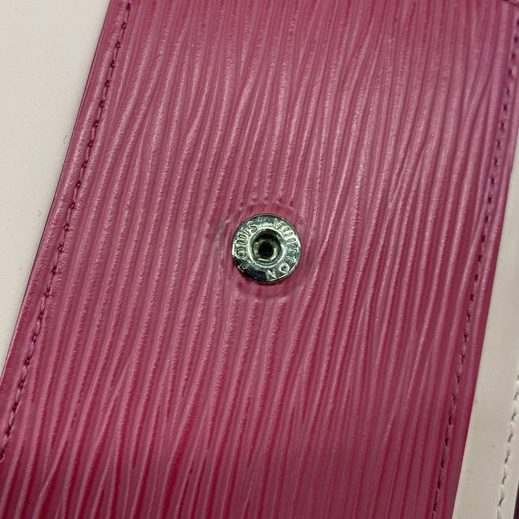 Louis Vuitton Shoulder Wallet Epi Portefeuille Chain Pink — view 6