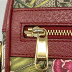 Gucci Shoulder Bag Flora Red Multicolor Gold — view 8