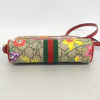 Gucci Shoulder Bag Flora Red Multicolor Gold — view 3