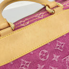 Louis Vuitton Handbag Monogram Denim Neo Speedy Fuchsia — view 9