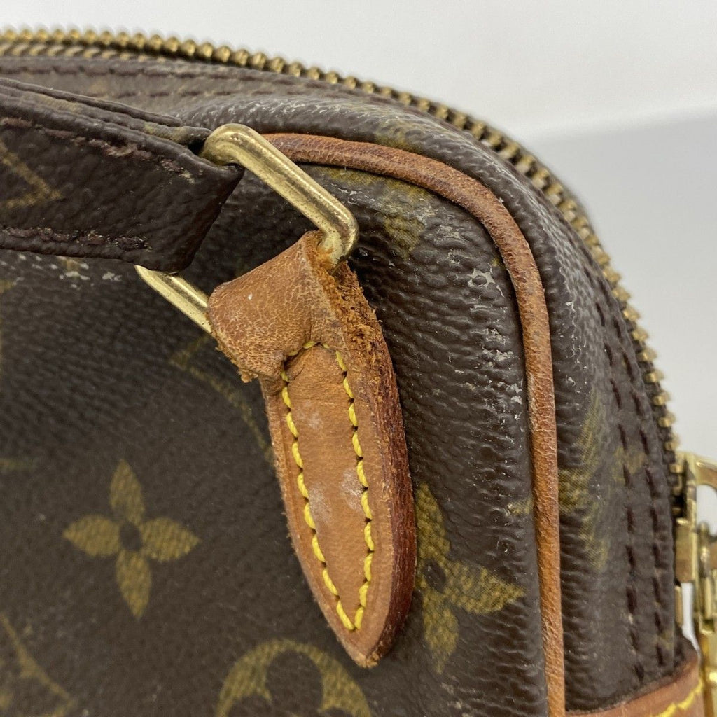 Louis Vuitton Shoulder Bag Monogram Pochette Ma Roulis Bandouliere Brown — view 9