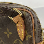 Louis Vuitton Shoulder Bag Monogram Pochette Ma Roulis Bandouliere Brown — view 9
