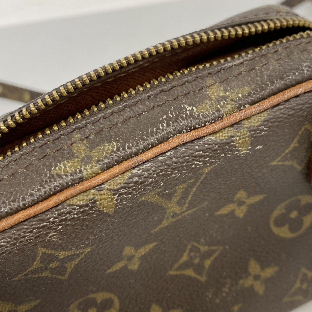 Louis Vuitton Shoulder Bag Monogram Pochette Ma Roulis Bandouliere Brown — view 6