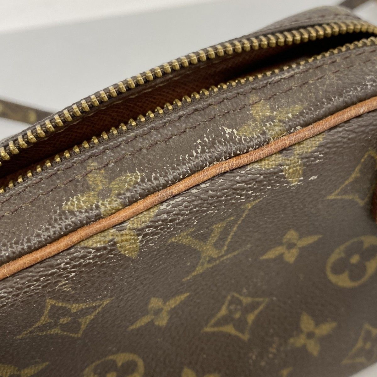 Louis Vuitton Shoulder Bag Monogram Pochette Ma Roulis Bandouliere Brown — view 6
