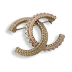 Chanel CC Logo Brooch