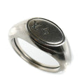 Louis Vuitton 925 Sterling Silver Ring LV Terra