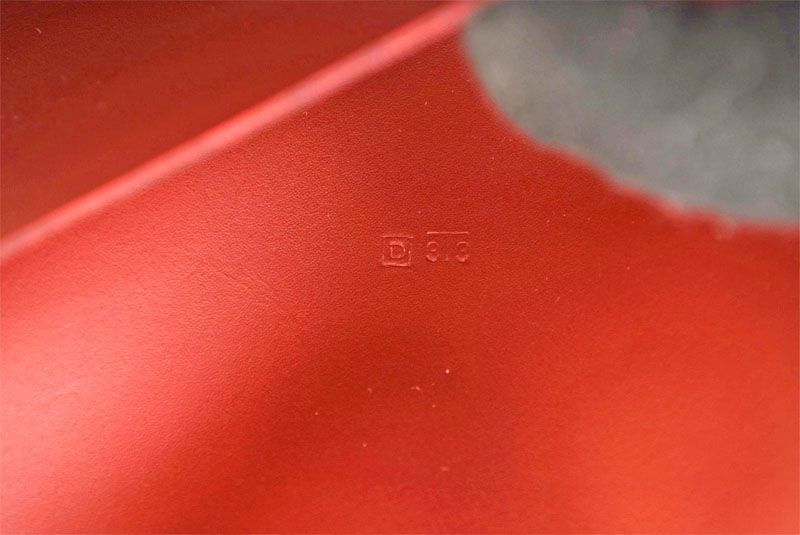 Hermes Agenda Notebook Cover Diary Vintage Box Calf Rouge — view 5
