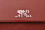 Hermes Agenda Notebook Cover Diary Vintage Box Calf Rouge — view 4