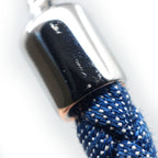 Hermes Roulis Double Tour Bracelet Metal Blue 15 cm Silver — view 7