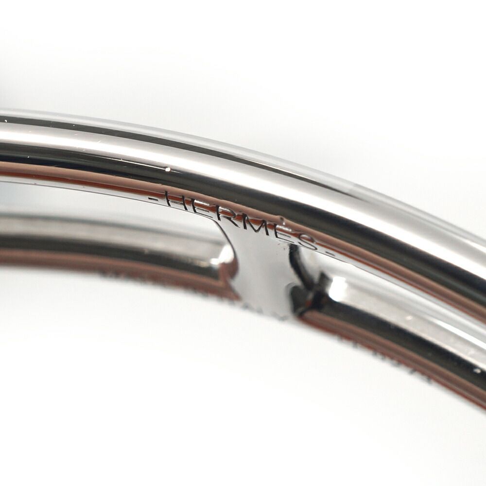 Hermes Roulis Double Tour Bracelet Metal Blue 15 cm Silver — view 8
