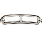 Hermes Roulis Double Tour Bracelet Metal Blue 15 cm Silver — view 6