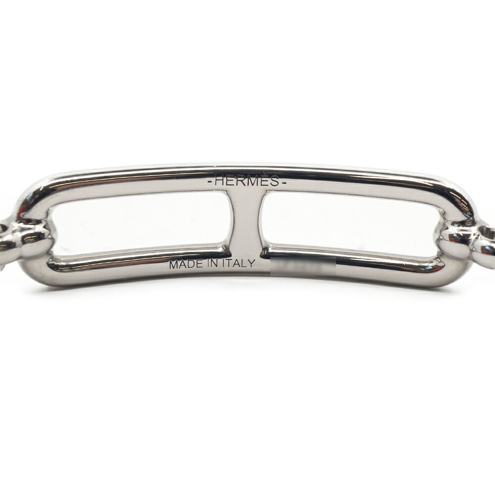 Hermes Roulis Double Tour Bracelet Metal Blue 15 cm Silver — view 6