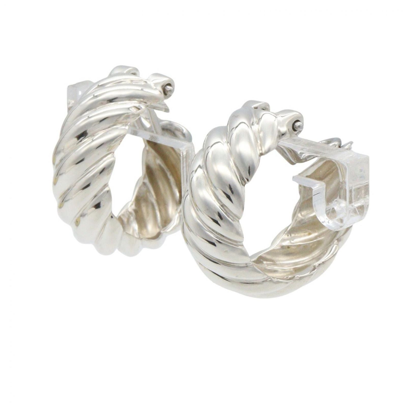 Hermes Earrings Twist 925 Sterling Silver — view 2