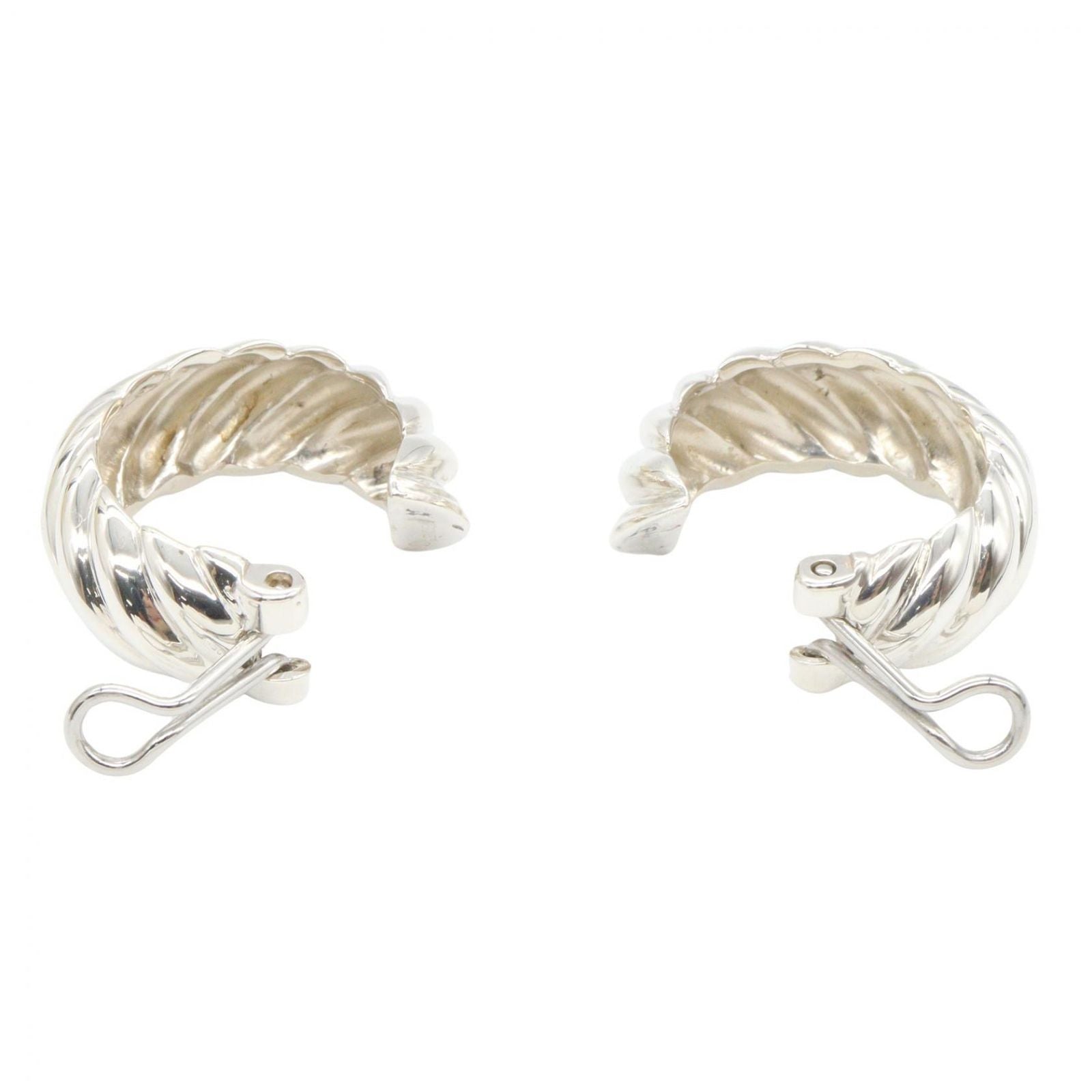 Hermes Earrings Twist 925 Sterling Silver — view 4