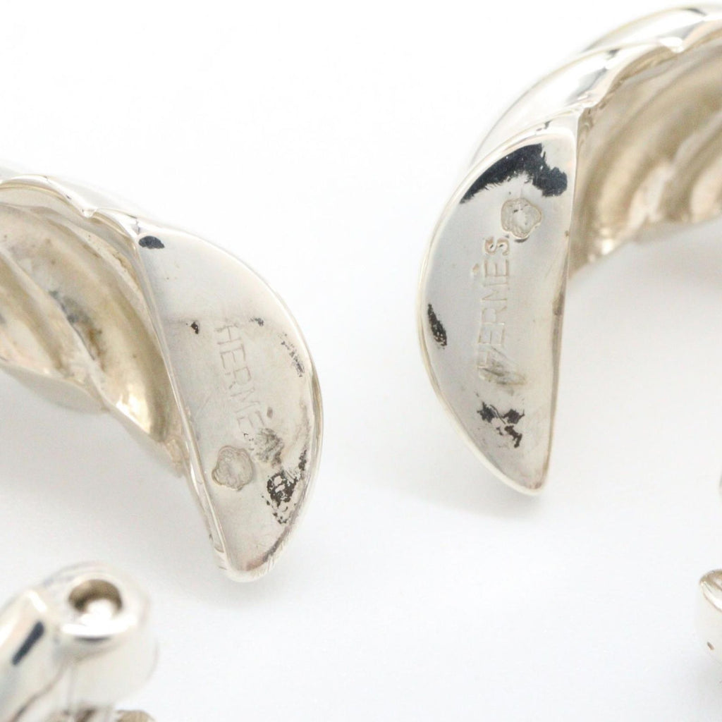 Hermes Earrings Twist 925 Sterling Silver — view 5