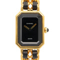 Chanel Watch Premiere S Black Leather