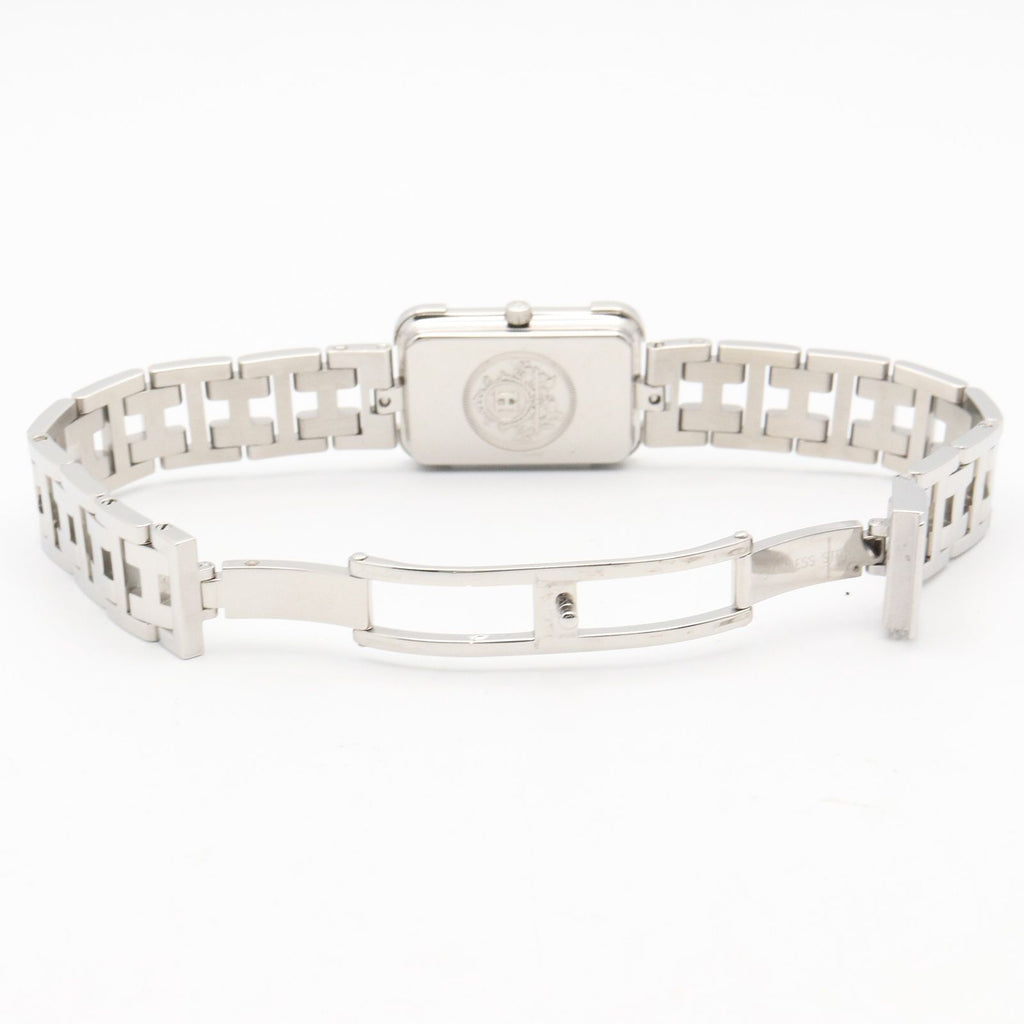 Hermes Watch Croajour White Shell Stainless Steel — view 4