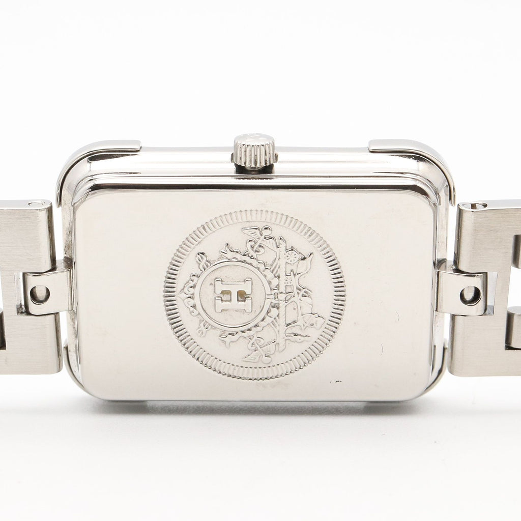 Hermes Watch Croajour White Shell Stainless Steel — view 5