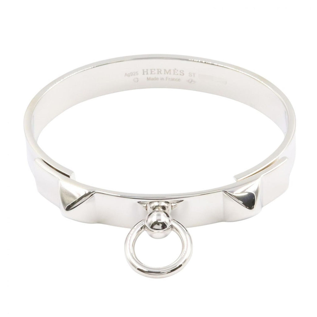 Hermes Bracelet Collier de Chien PM 16 cm 925 Sterling Silver