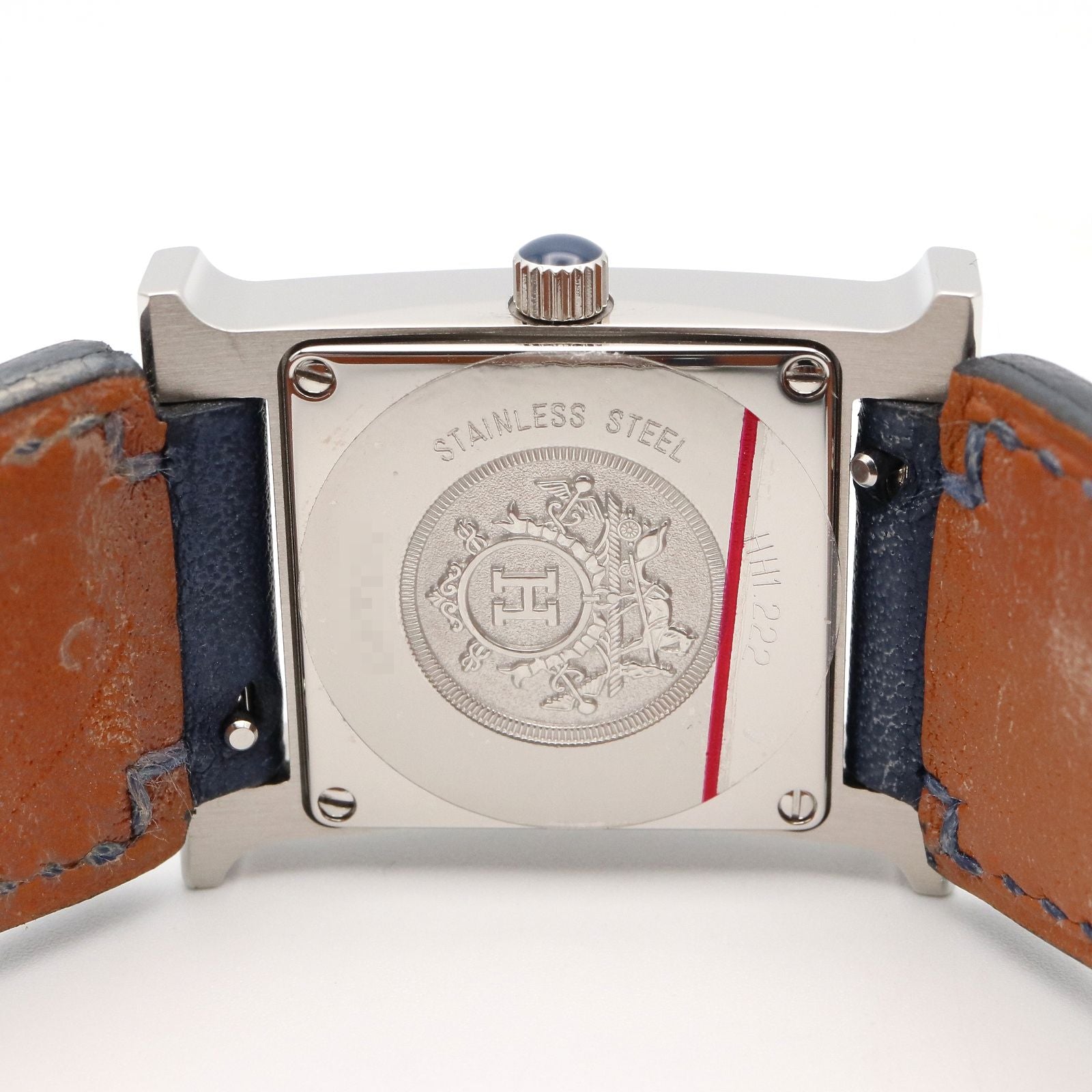 Hermes Watch Blue Stainless Steel Leather — view 6