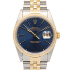Rolex Datejust Number BL BA 18k Stainless Steel