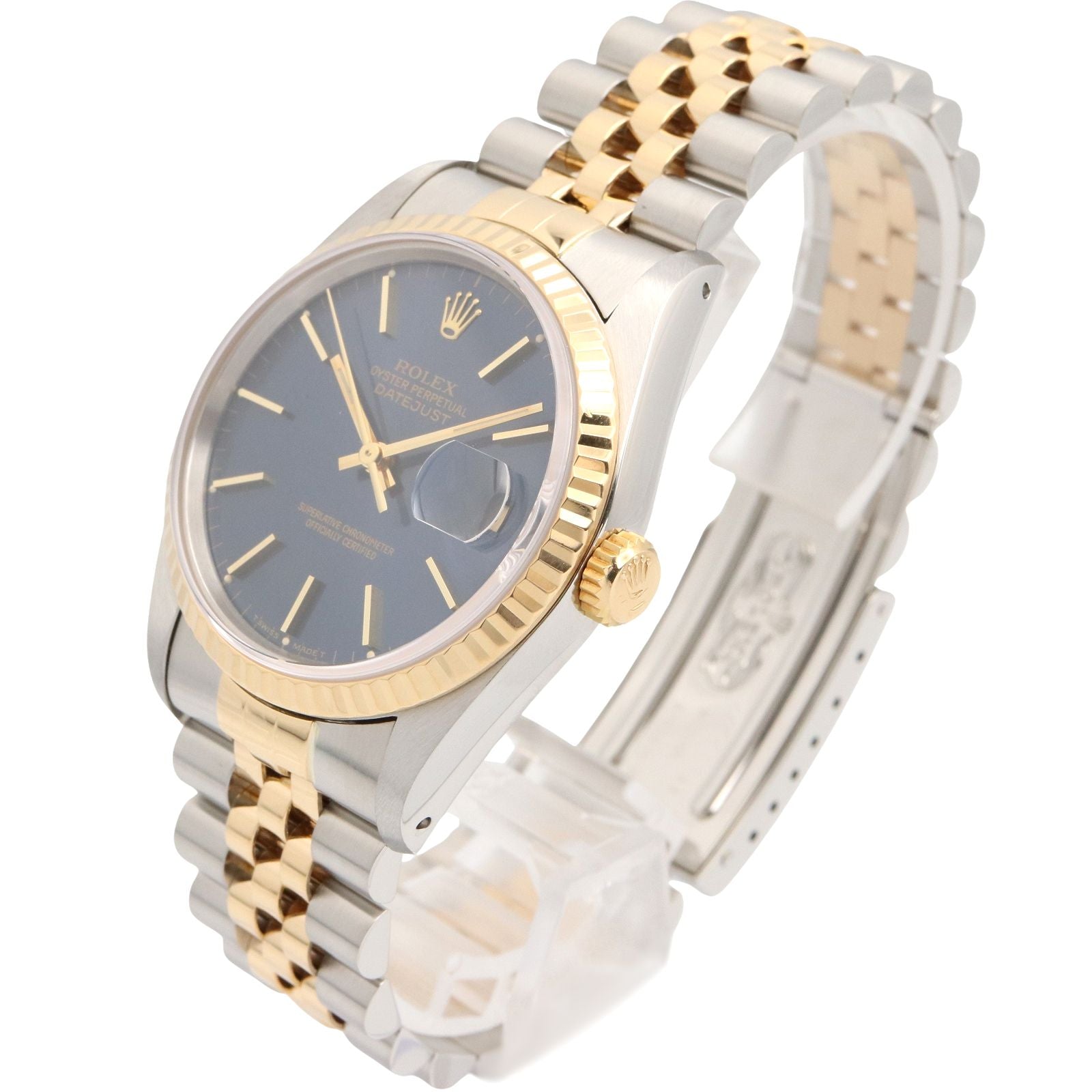 Rolex Datejust Number BL BA 18k Stainless Steel — view 2
