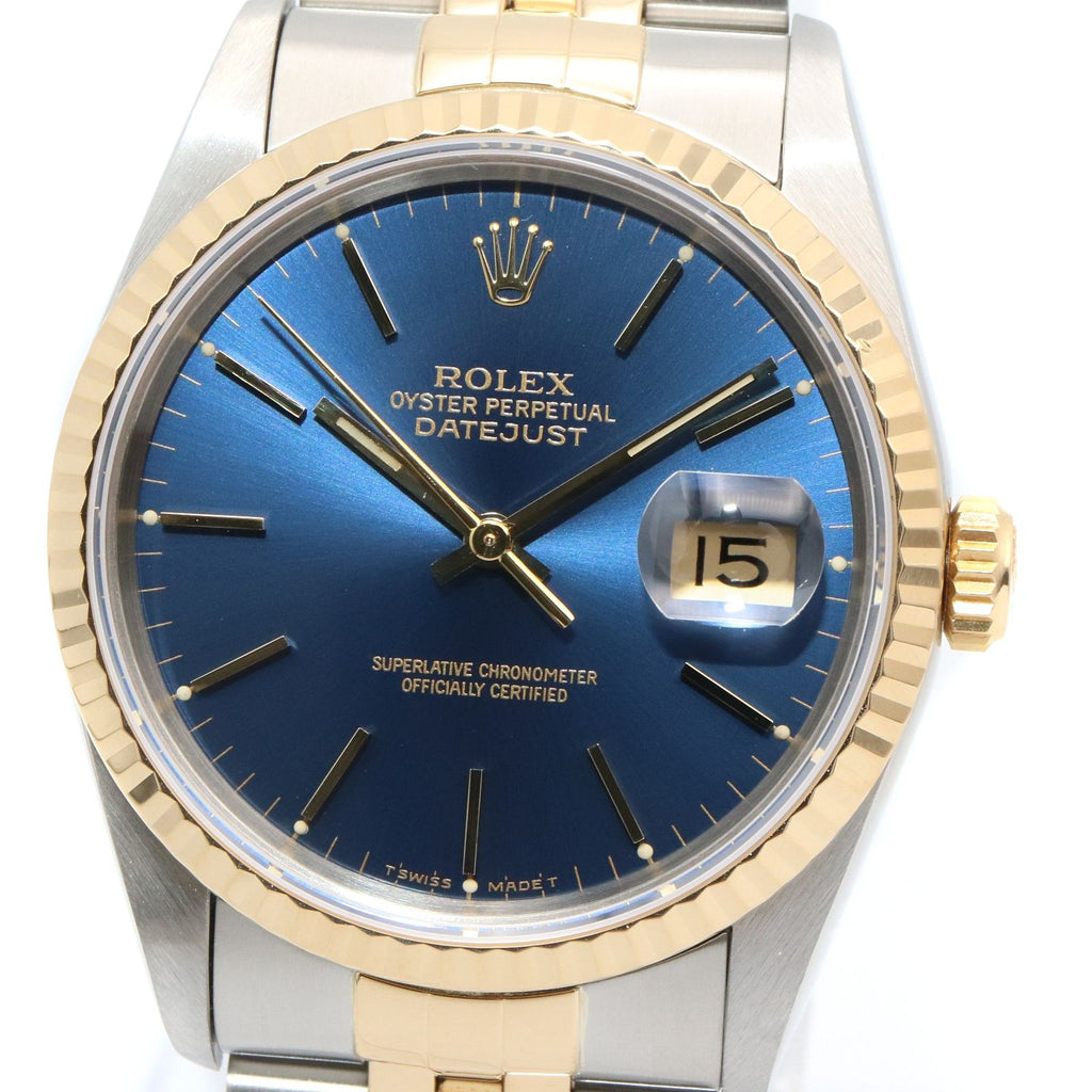 Rolex Datejust Number BL BA 18k Stainless Steel — view 3