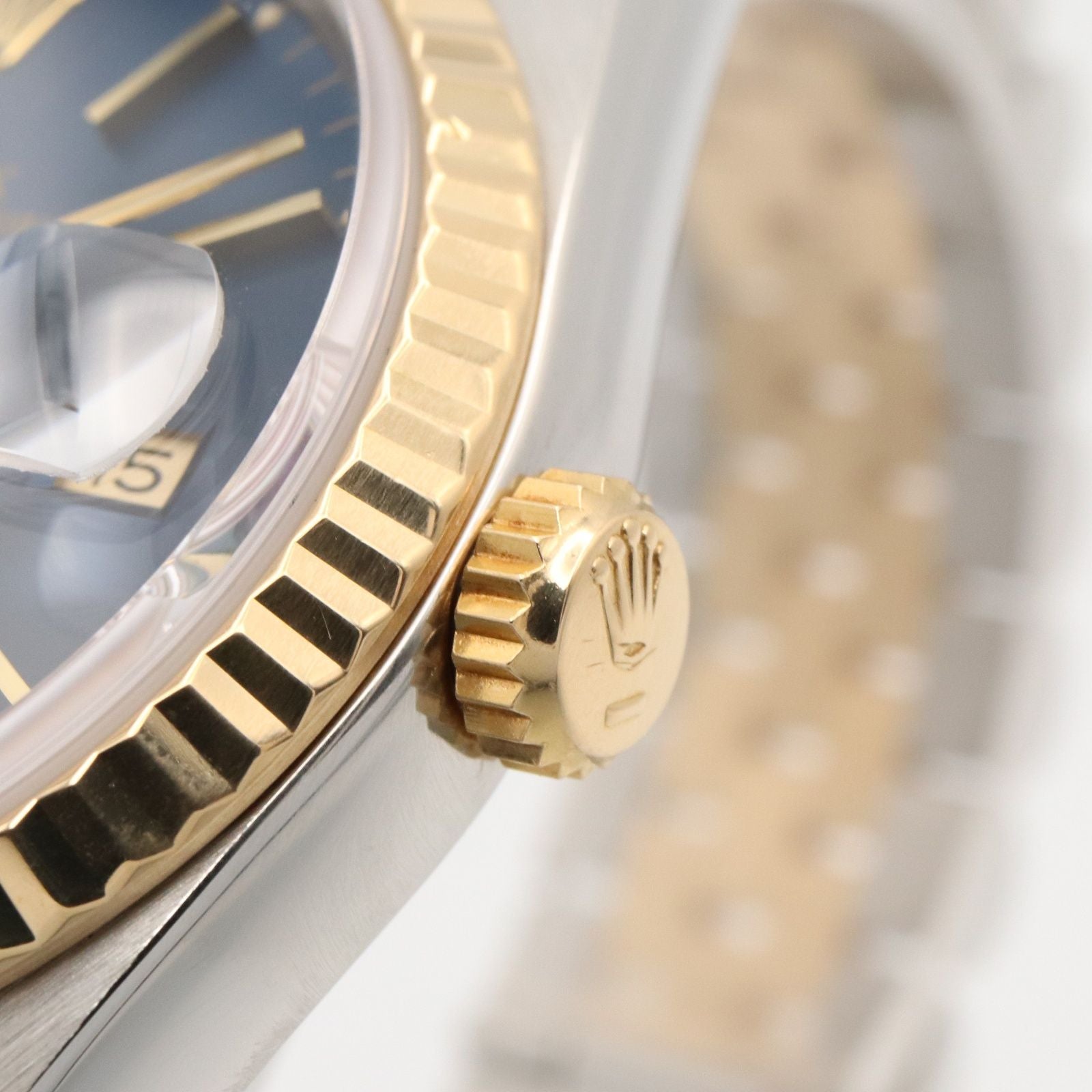 Rolex Datejust Number BL BA 18k Stainless Steel — view 6
